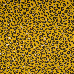 Jersey Leopard Foil Ochre