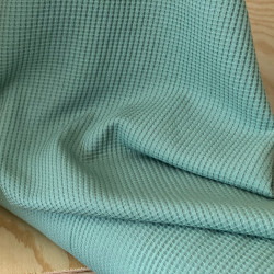 Rekbare Wafel Dusty Green