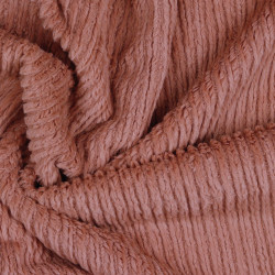 Fake Fur Rib Mauve