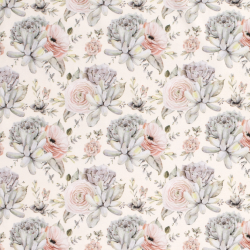 Pastel Desert flowers Creme...