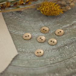 Knoop 10mm Metaal Texture Gold