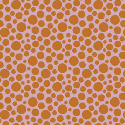 Poplin Dots Pink/Orange