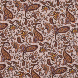 Cotton Voile Paisley Lilac