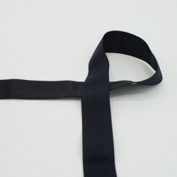 Satin Elastic Band Black 3cm