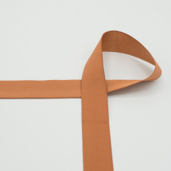 Satin Elastic Band Cognac 3cm