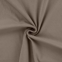 Brede Rib Jersey Mandy Taupe