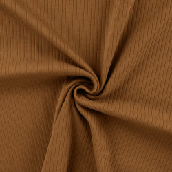 Brede Rib Jersey Mandy Caramel