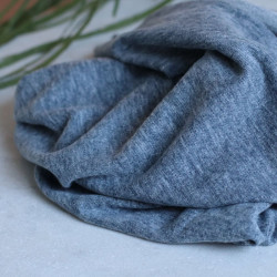 Organic Brushed Piqué Navy