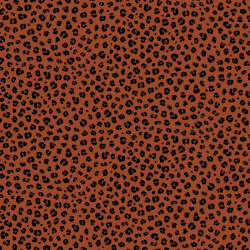 Poplin Mini Panter Roest